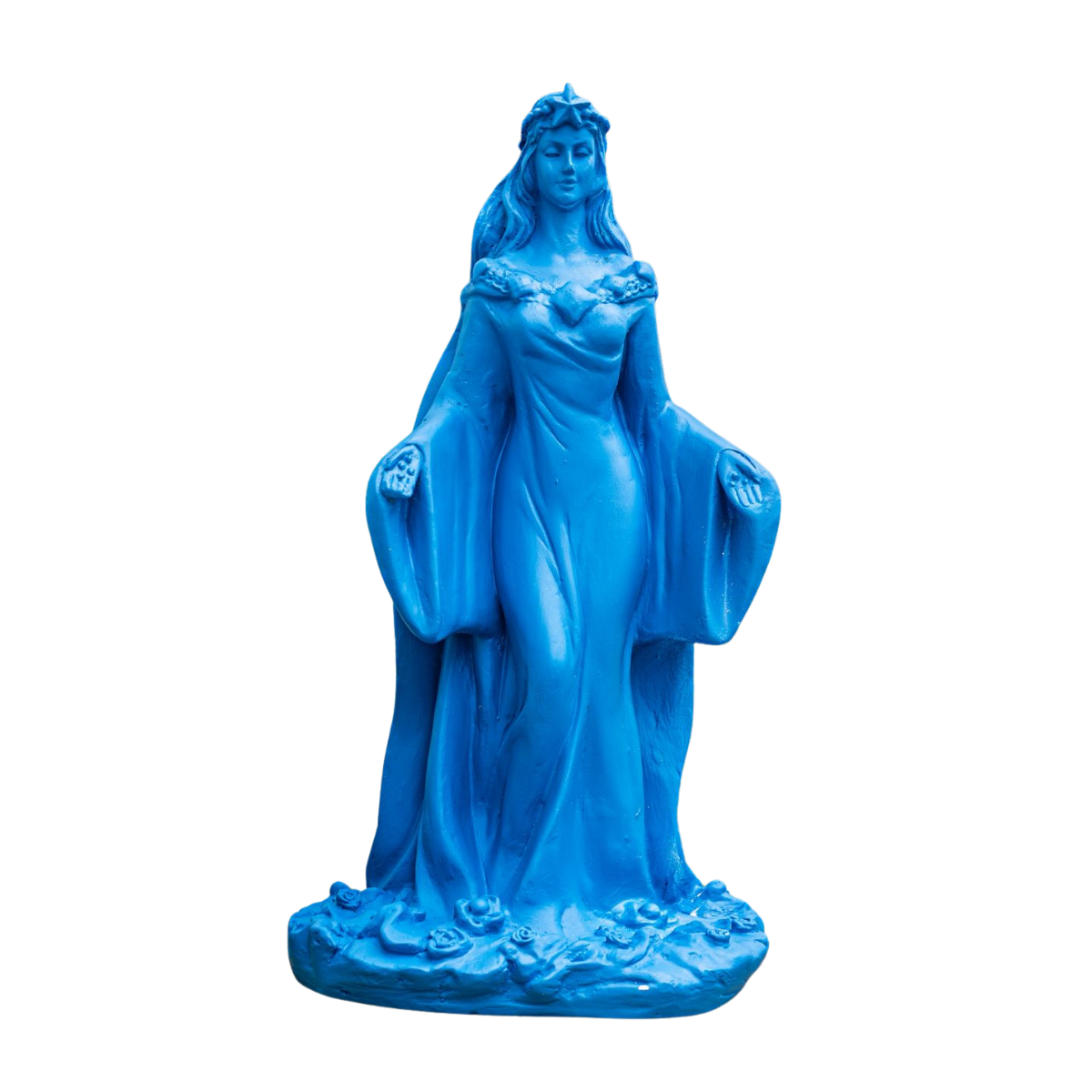 Estátua Iemanjá Azul Barbara Goy 45cm
