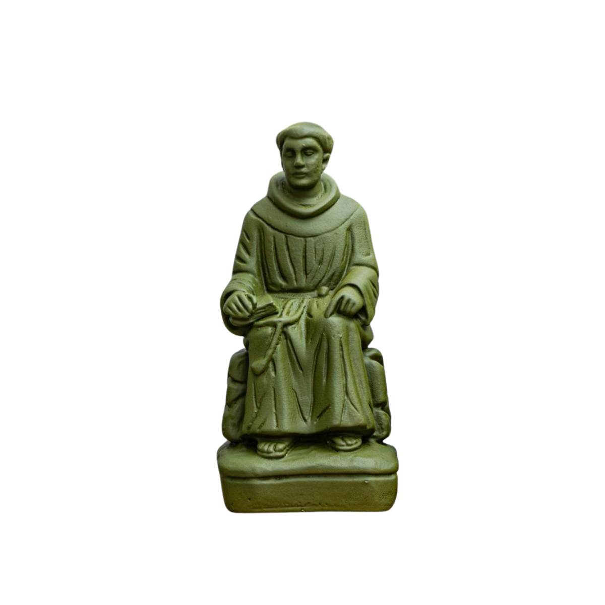 Estátua Frei Galvão Escura Barbara Goy 20cm