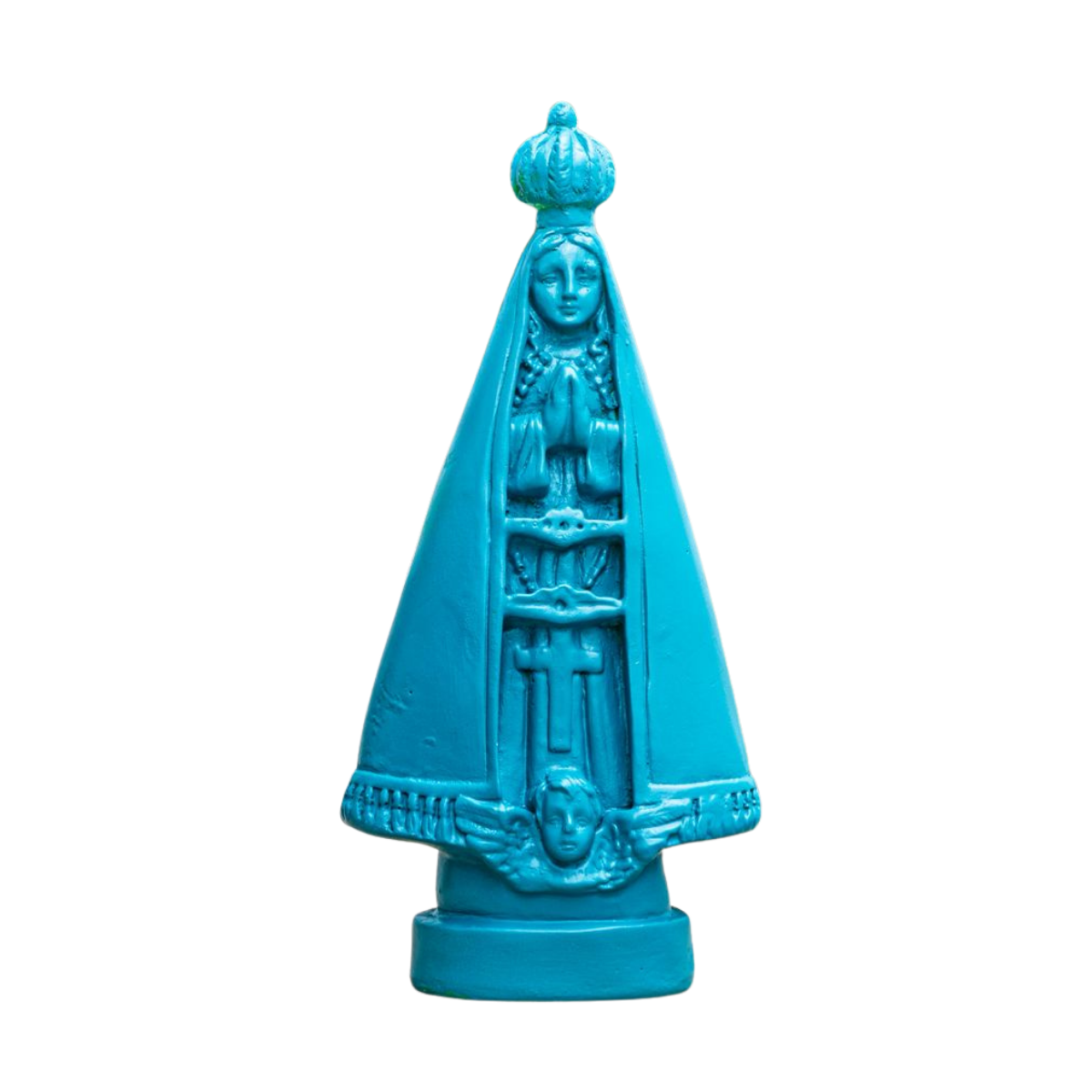 Estátua Nossa Senhora Aparecida Verde Barbara Goy 30cm