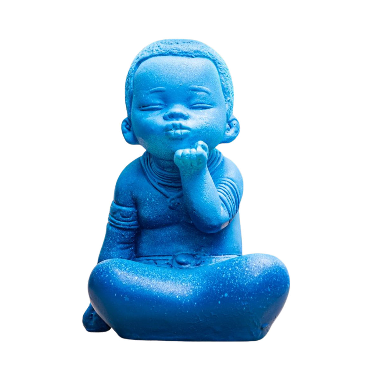 Estátua Erê Azul Barbara Goy 15cm