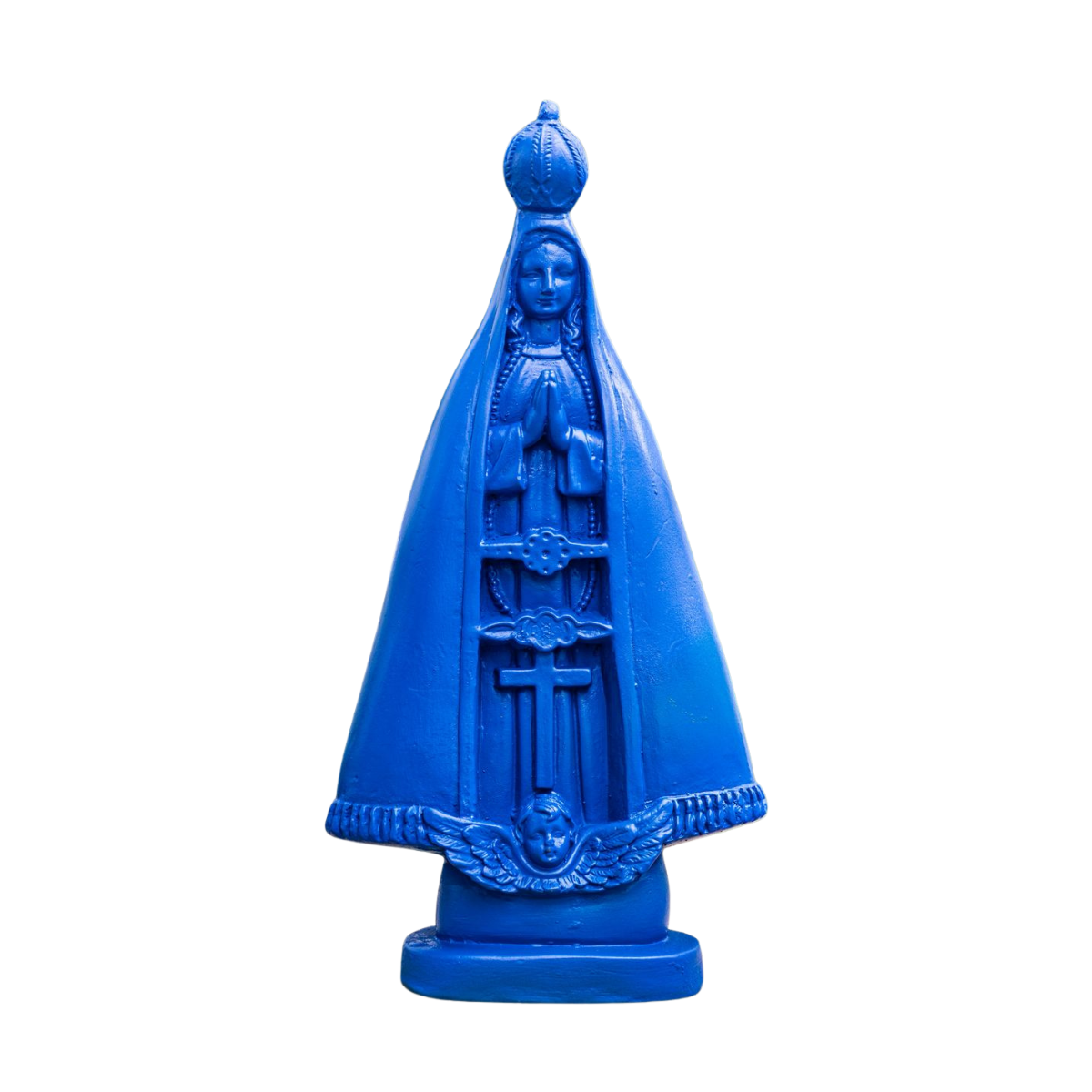Estátua Nossa Senhora Aparecida Azul Barbara Goy 30cm